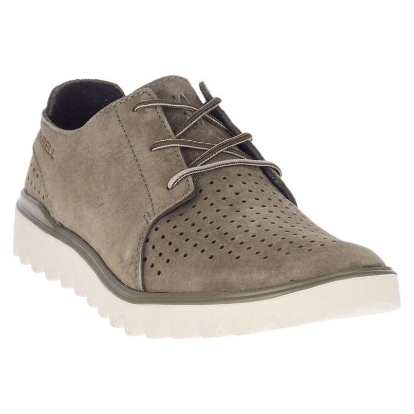 Basket Merrell Downtown Lace Marron Homme | E.X.CSHO